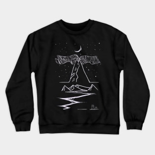 Roll of an Aurora Crewneck Sweatshirt